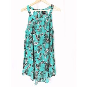 Torrid Woman’s Flora High Low Tank Blouse Size 1X